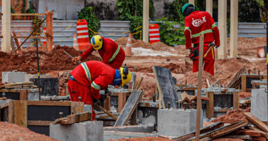 Com alta nas parcelas dos materiais e da mão de obra, preços da construção variam 0,46% em abril