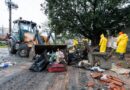 Força-tarefa retira 75 toneladas de lixo dos canais de macrodrenagem