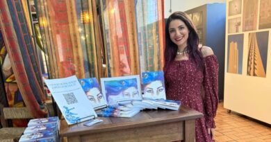 Luísa Fedrizzi participa da Feira do Livro de Caxias do Sul com intervenção artística e sessão de autógrafos